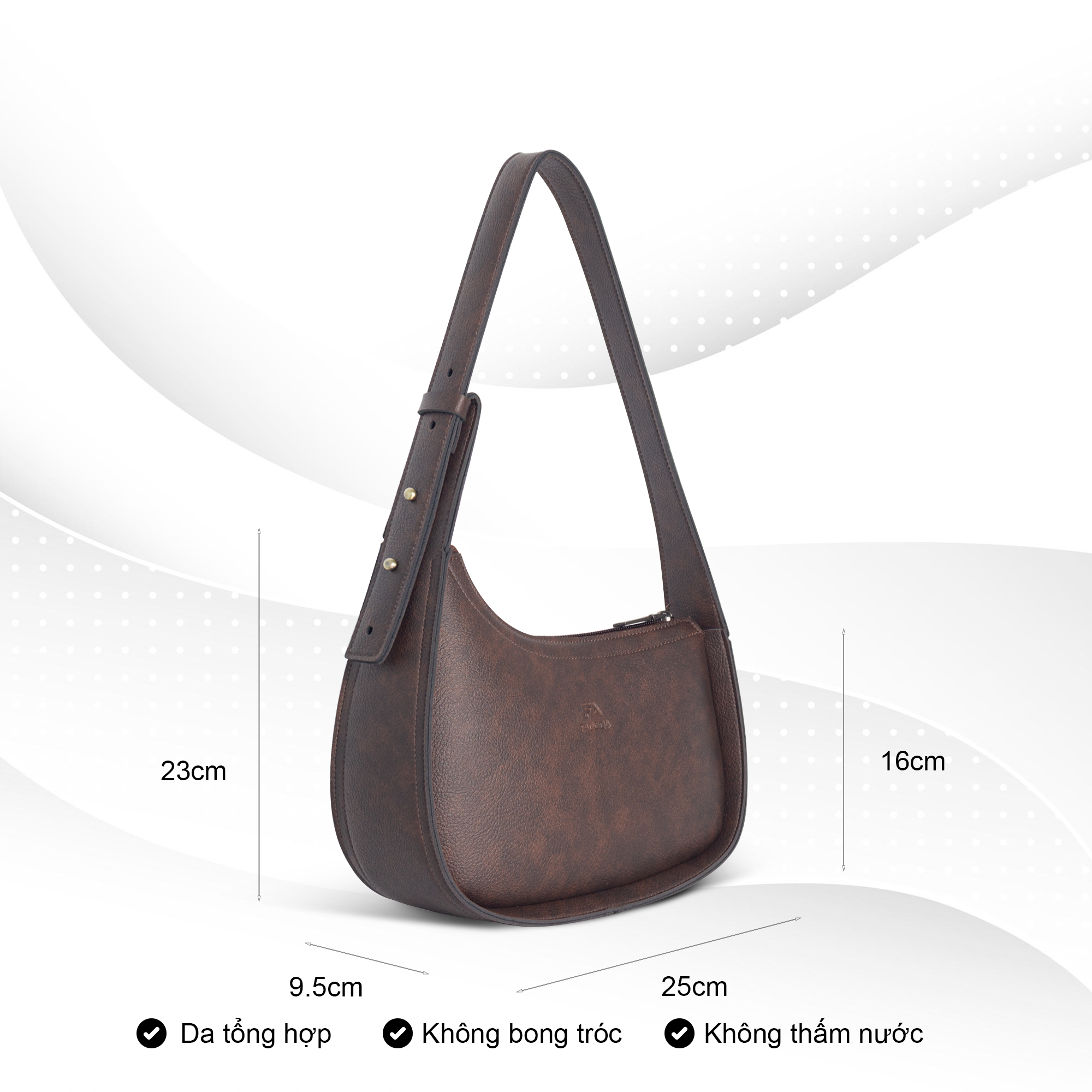 Mô tả - Túi đeo vai nữ thời trang trẻ trung Fadoda FN25 - 2
