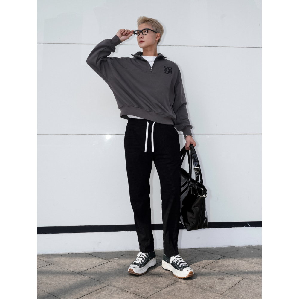 Form Quần baggy lưng thun nam BAMIHOME QBG02
