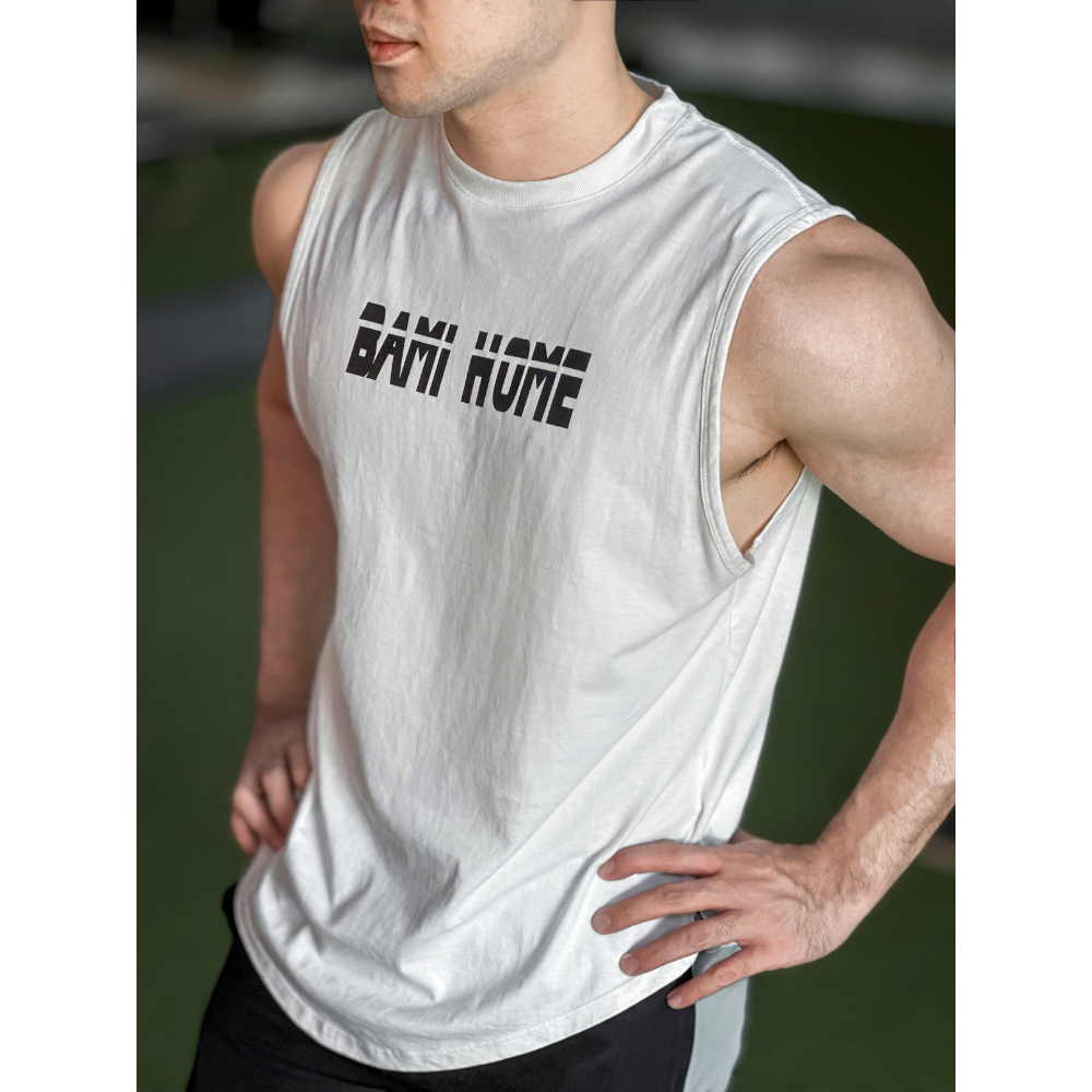 Mô tả Áo ba lỗ nam  COTTON BAMIHOME Áo thun nam 3 lỗ Tanktop thể thao chất vải co dãn tập gym ATT04 - 2