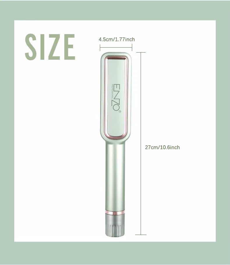 Mô tả Lược điện ENZO 4113 duỗi tóc thẳng ion âm bảo vệ tóc suôn mượt-tạo kiểu chuyên nghiệp BH 5 NĂM - 7