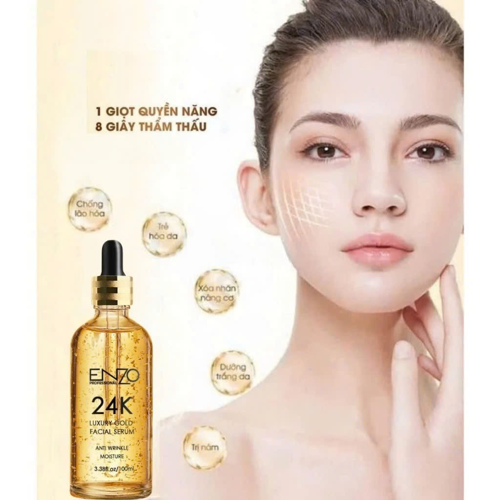 Mô tả Tinh chất Serum ENZO, Serum trắng da dưỡng ẩm chống lão hóa da, 100ML - 1