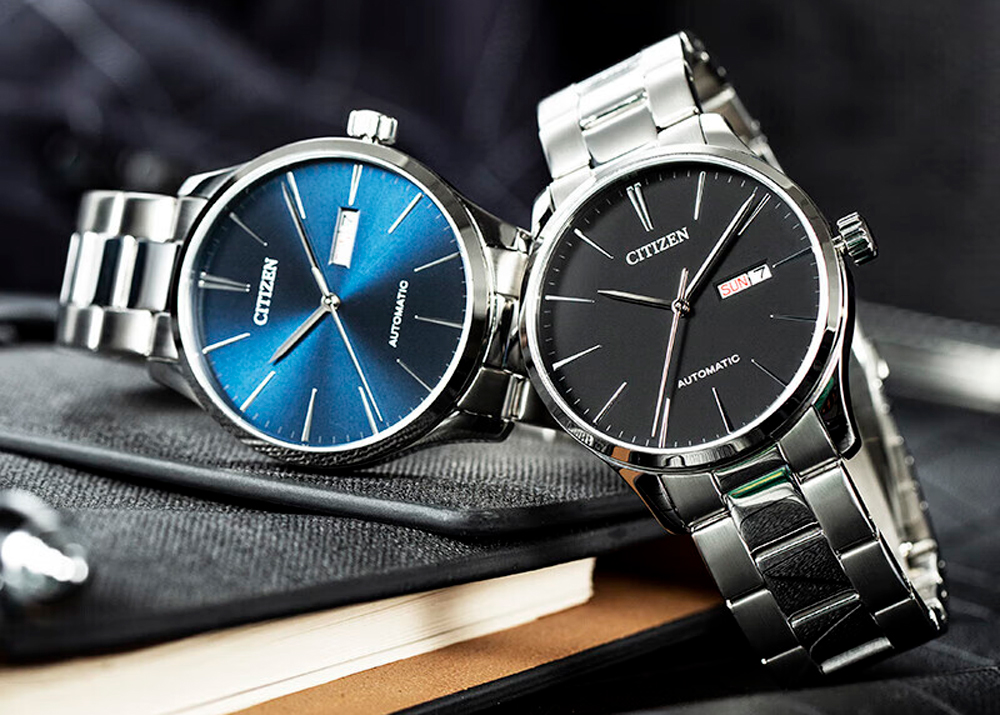Mô tả Đồng Hồ Nam Citizen Automatic Dây Thép Không Gỉ NH8350-83E - Mặt Đen (40mm) - 1