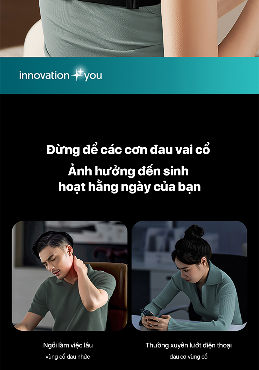 Mô tả Máy Massage Cổ Vai Gáy PHILIPS 3204N-4 điểm tiếp xúc mô phỏng massage như các đầu ngón tay - 2