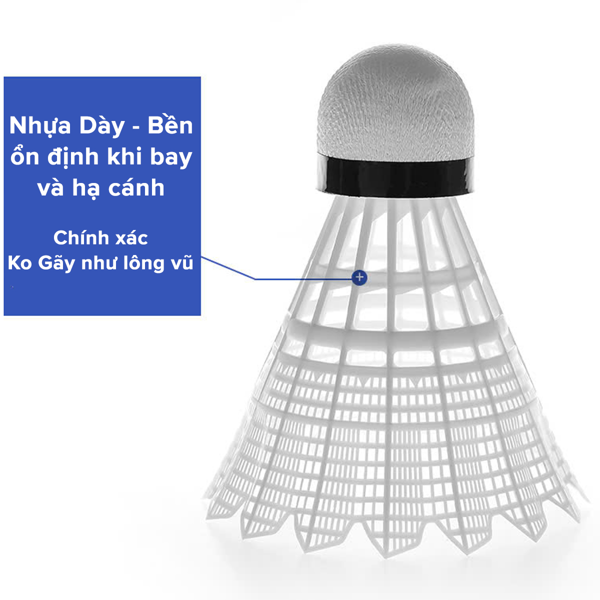 Mô tả Combo 3 - 6 Quả Cầu Lông Nhựa Tập Luyện Đánh Trong Nhà Và Ngoài Trời Bền Và Ổn Định Chính Hãng Amalife - 8
