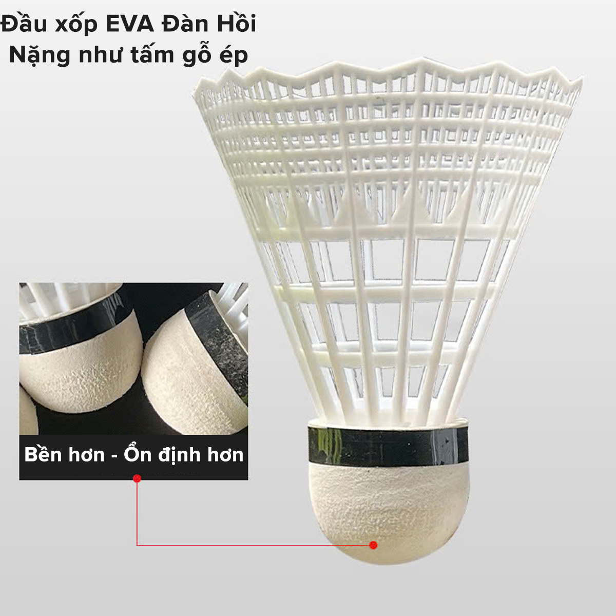 Mô tả Bộ 3 - 6 Quả Cầu Lông Nhựa Hãng Amalife Đánh Ngoài trời Bền Đẹp Chọn Màu - 9