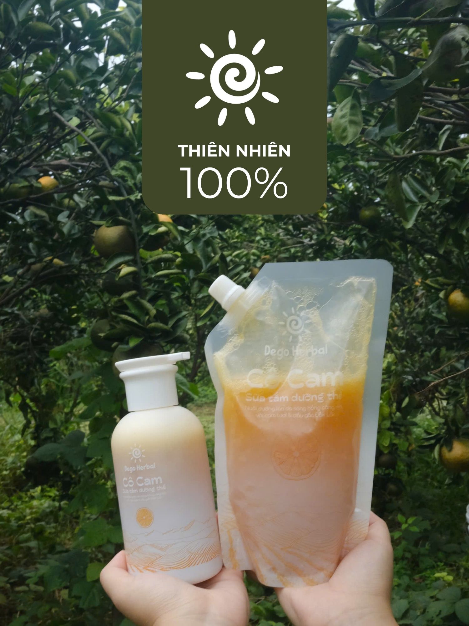 Mô tả Sữa tắm dưỡng thể Cô Cam trắng sáng da Dego 500ML - Dưỡng ẩm, mịn và sáng da - 4