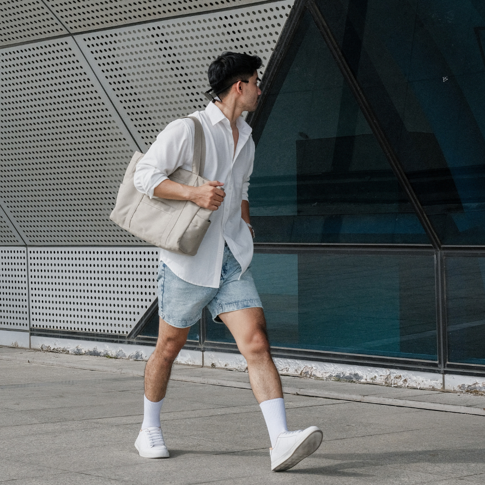 Mô tả Quần short Jean Nam BAMI HOME, quần đùi Jean dày dặn, form trên gối QJ05 - 2
