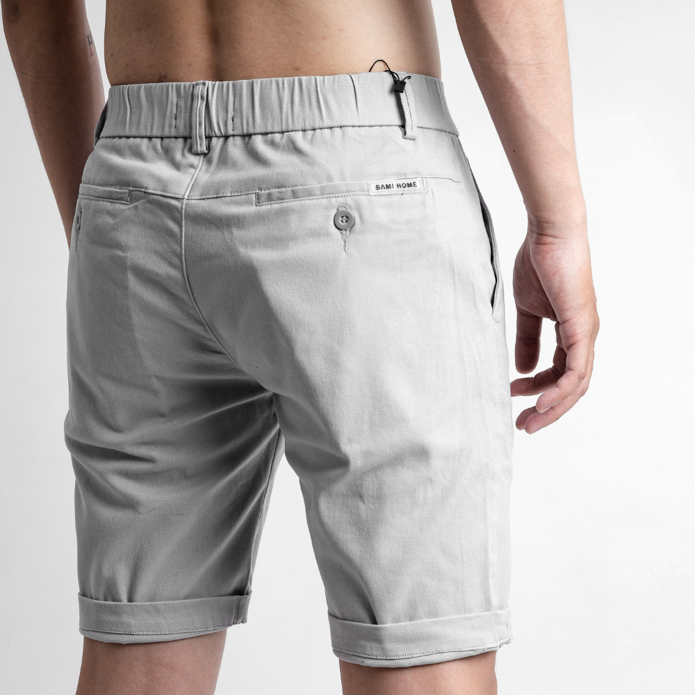 Mô tả Quần short kaki cao cấp BAMI HOME vải mềm mịn form thoải mái dễ phối đồ QK03A - 2