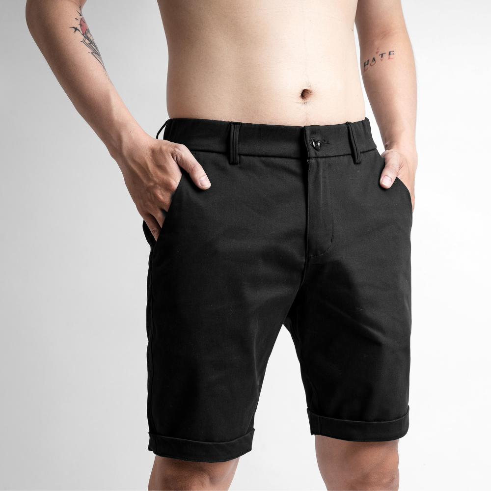 Mô tả Quần short kaki cao cấp BAMI HOME vải mềm mịn form thoải mái dễ phối đồ QK03A - 5