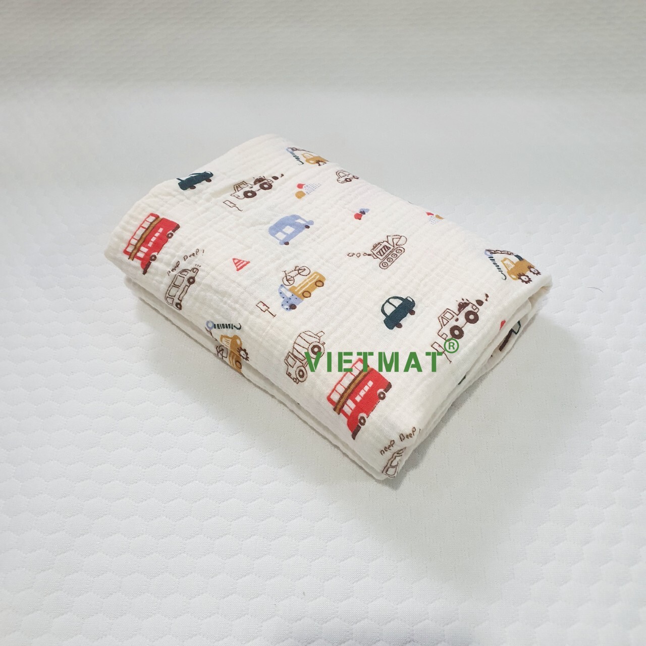 Mô tả Chăn đắp trẻ em vải muslin 100% cotton TILO mềm mịn ấm áp - 1