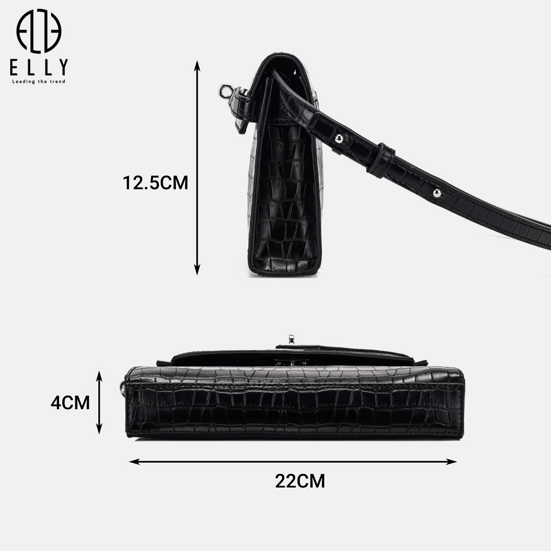 Túi Xách Nữ ELLY EL322 Màu Đen