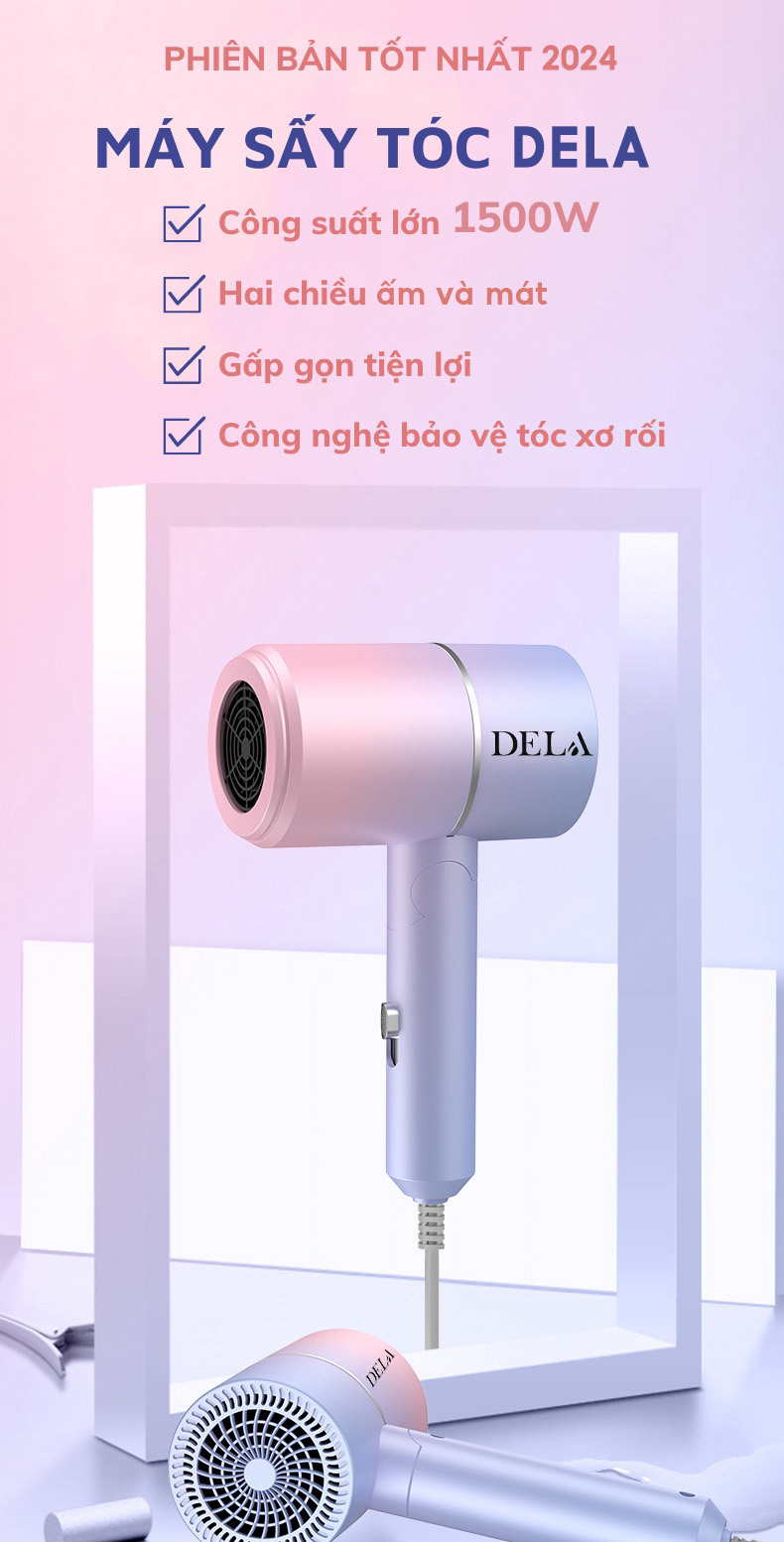 Máy sấy tóc mini DELA HOKU