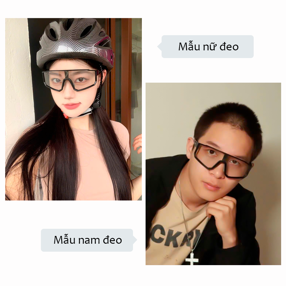 Mô tả Kính Thể Thao Chống Gió Bụi Nước Mưa AORON Đạp Xe Vận Động Ban Ngày Ban Đêm Chống Tia UV400 Đổi Màu Đa Dạng AK189 - 4