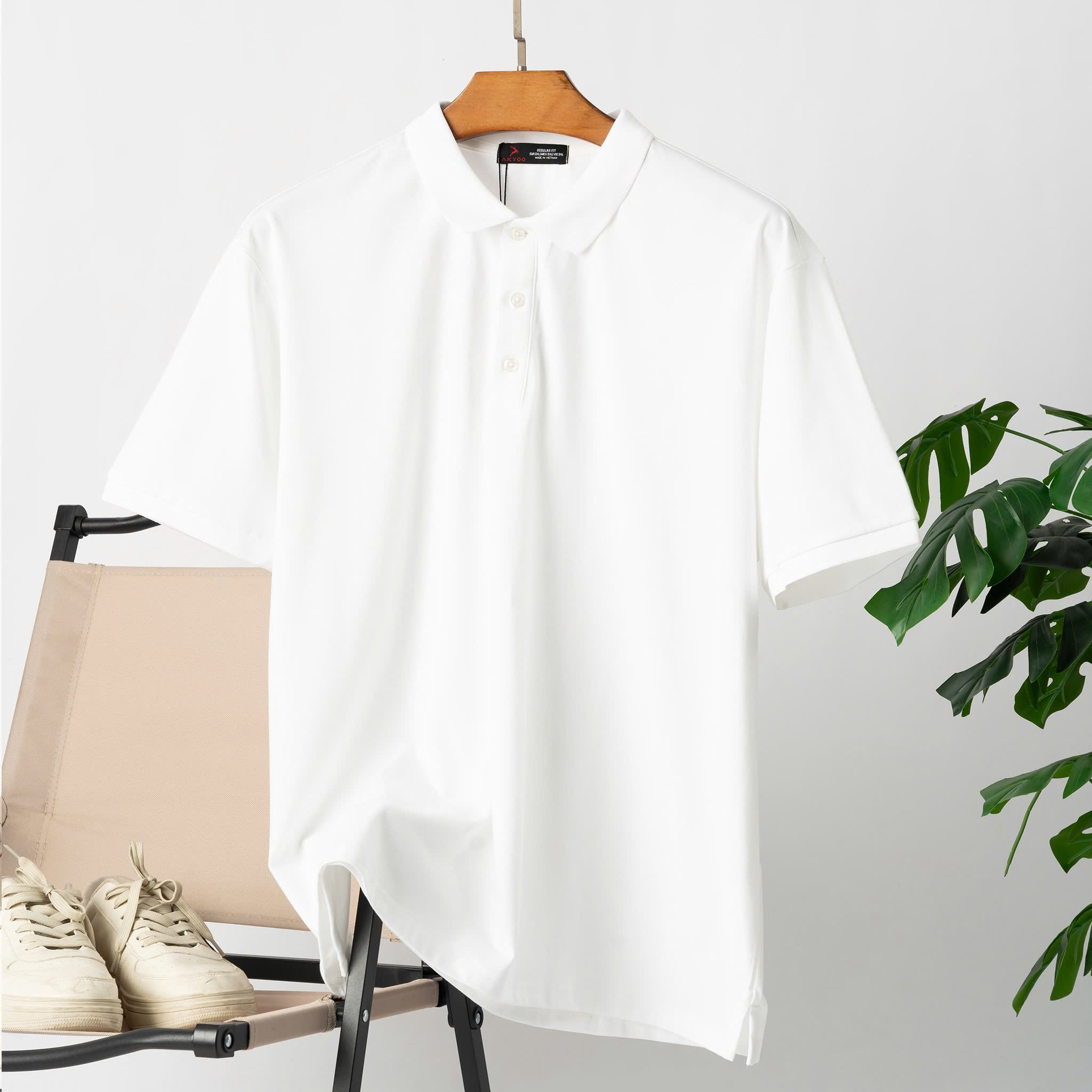 Mô tả Áo Polo Nam Bigsize 80-140KG AKYOO Cao Cấp Cotton Co Giãn, Thâm Hút Mồ Hôi, Áo Polo Bigsize- PL DEN SP-PL THAN SP - 7