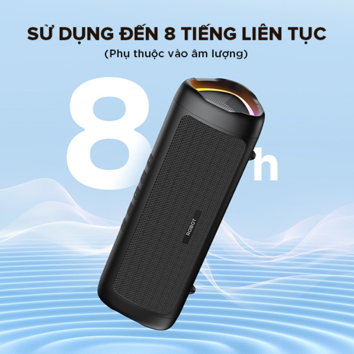 Mô tả Loa Bluetooth 5.3 Robot RB525 Bass Mạnh 10W Đèn Led RGB, Kháng Nước, Pin Trâu - Hỗ Trợ Kết Nối Thẻ Nhớ, AUX - 5
