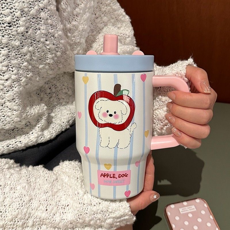 Mô tả Cốc Giữ Nhiệt, Cốc Nước Dung Tích Lớn Đi Làm, Đi Học 800ml và 1100ml - 1
