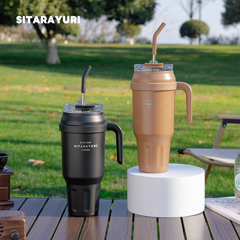 Mô tả Cốc giữ nhiệt nam nữ LEVIKA dung tích lớn 1400ML có tay cầm - 2
