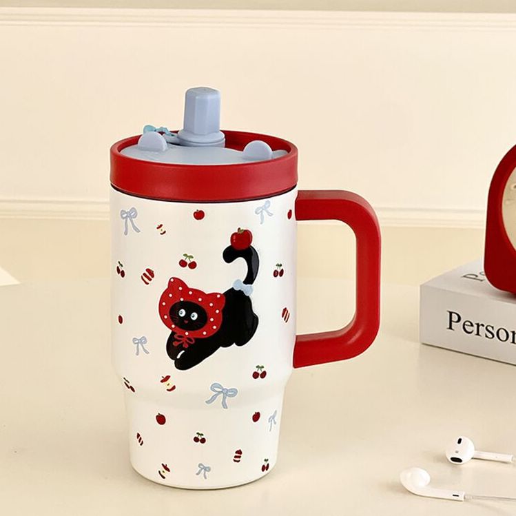 Mô tả Cốc Giữ Nhiệt, Cốc Nước Dung Tích Lớn Đi Làm, Đi Học 800ml và 1100ml - 4