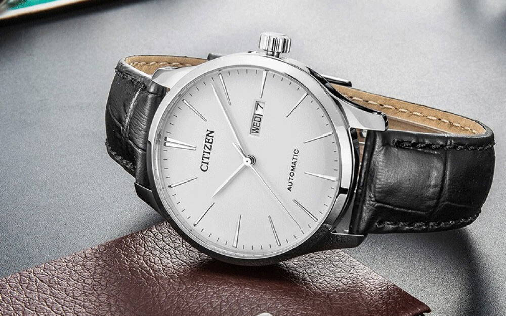 Mô tả Đồng Hồ Nam Citizen Automatic Dây Da NH8350-08B - Mặt Trắng (40mm) - 1