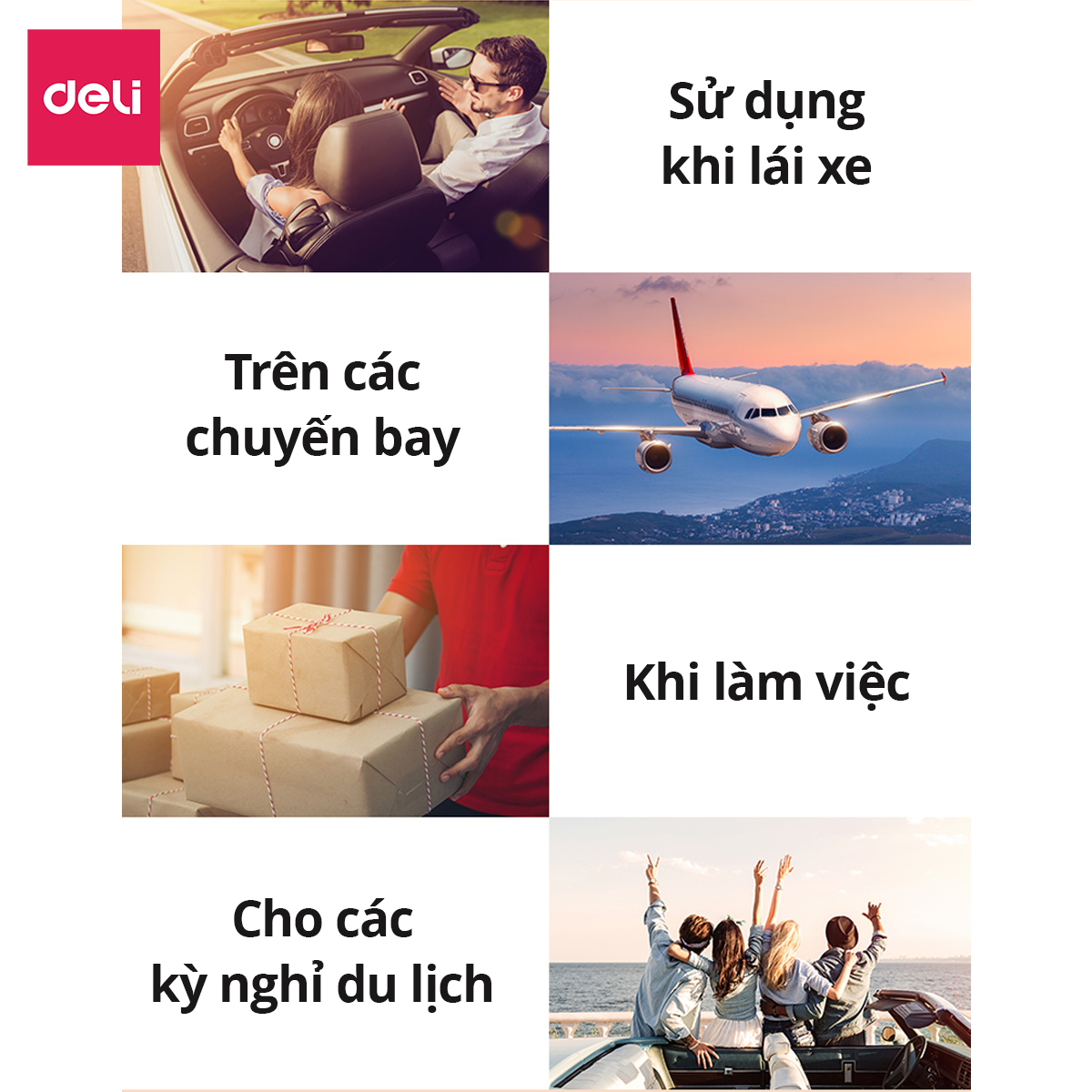 Mô tả Tai Nghe Chống Ồn DELI Chân Cắm 3.5mm Tiện Dụng, Nút Điều Khiển Tăng Giảm Âm Lượng Tai Nghe In-Ear - 4