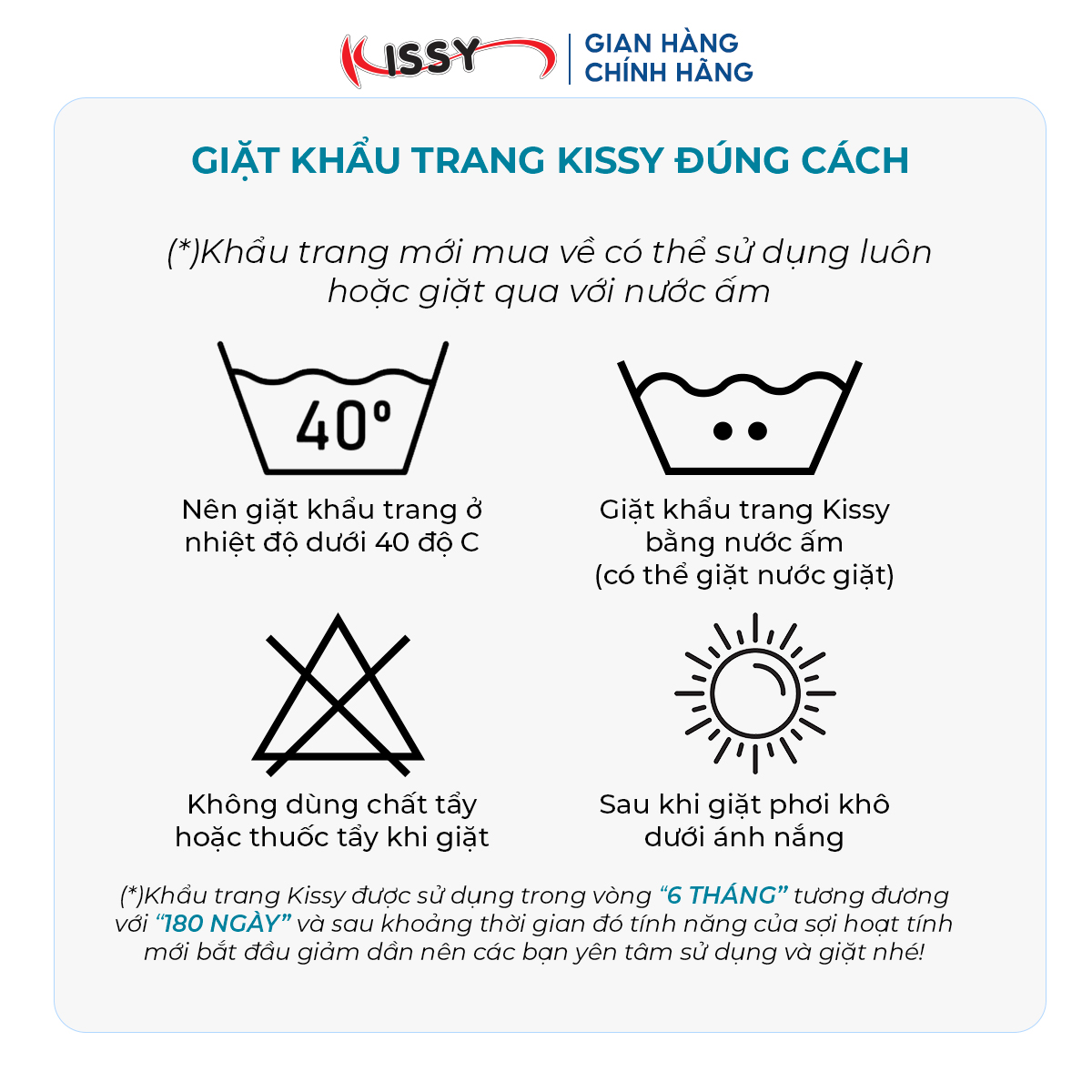 Mô tả Khẩu trang Kissy nữ size M hoa xanh vải cotton kháng khuẩn ngăn bụi mịn PM 2.5 chống tia UV M0-0041 - 2