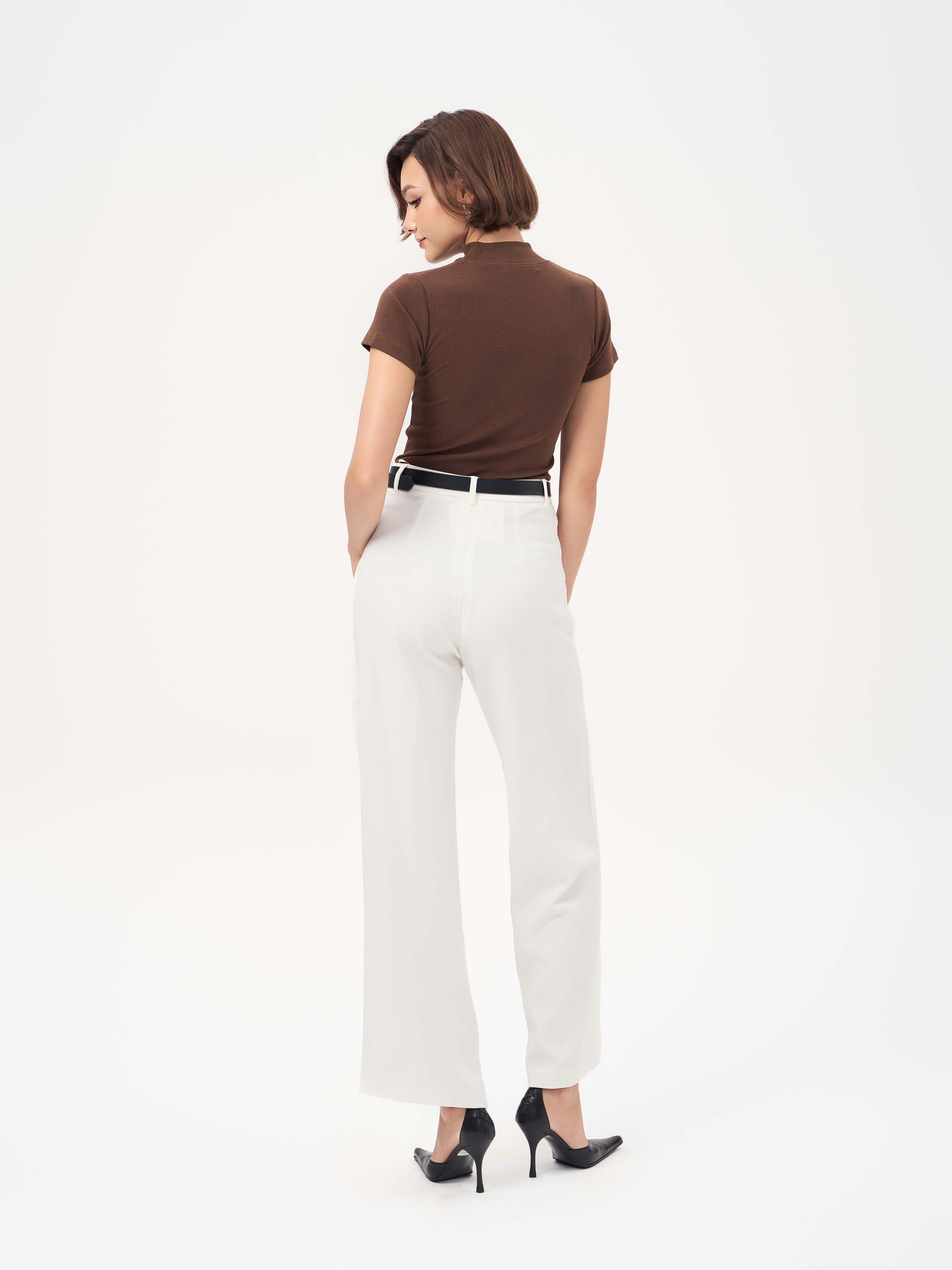 Mô tả RECHIC Áo thun ôm Chessy cơ bản chất cotton co giãn thoải mái - 6