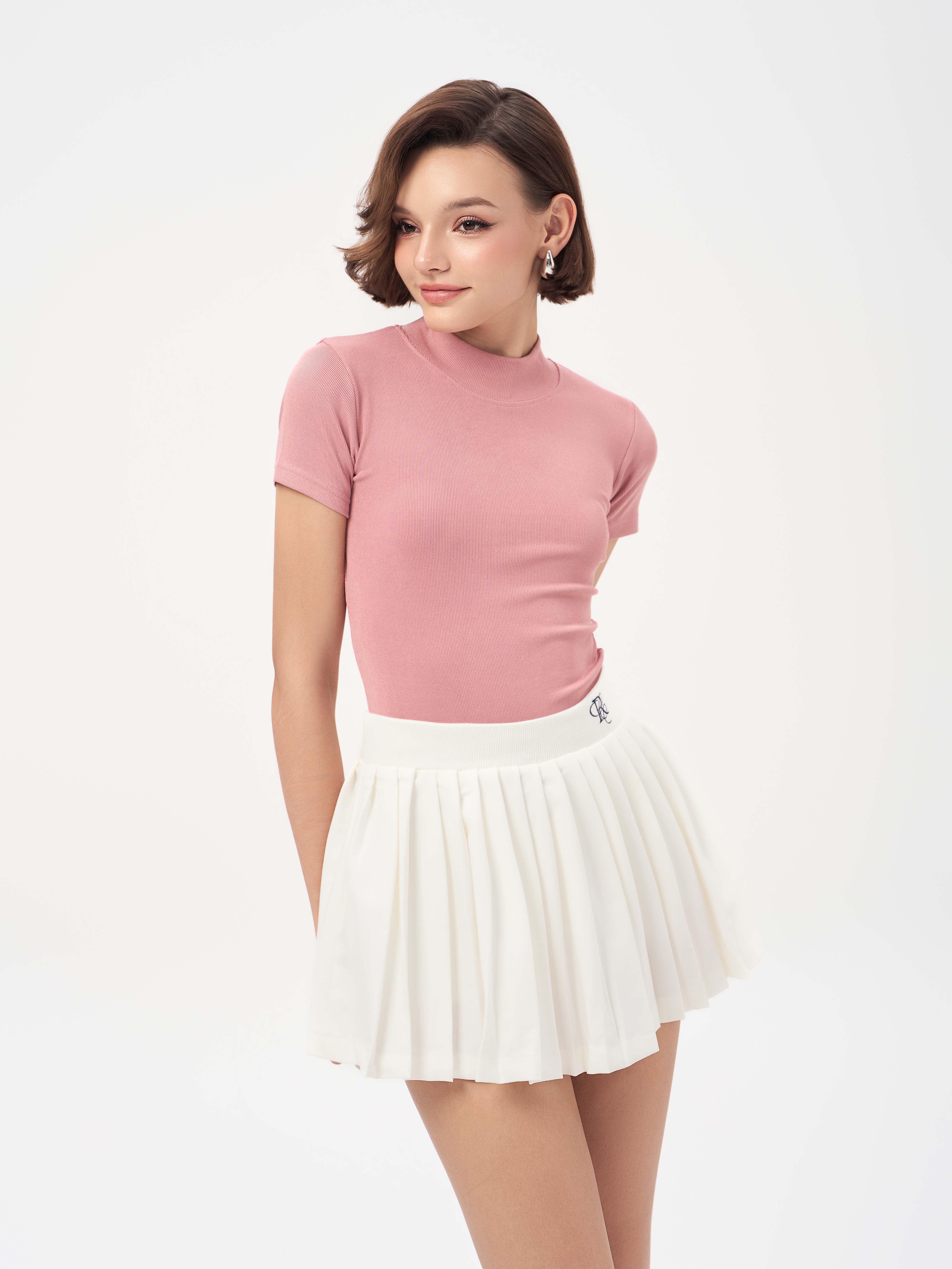 Mô tả RECHIC Áo thun ôm Chessy cơ bản chất cotton co giãn thoải mái - 7