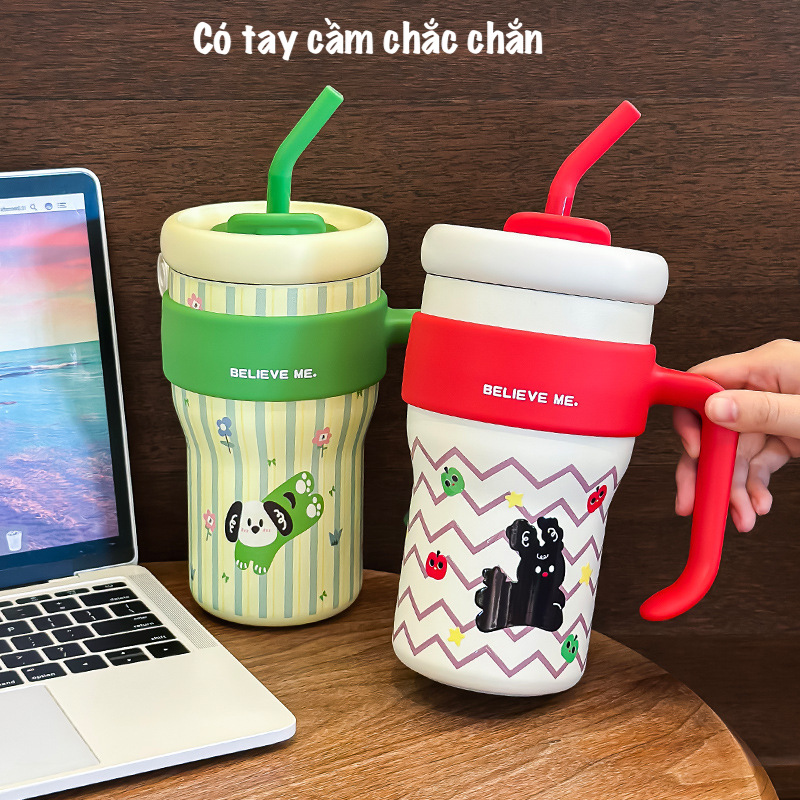 Mô tả Ly giữ nhiệt BELIEVE ME LEVIKA dung tích 800ML, chất liệu inox sus 316, chống rò rỉ - 2