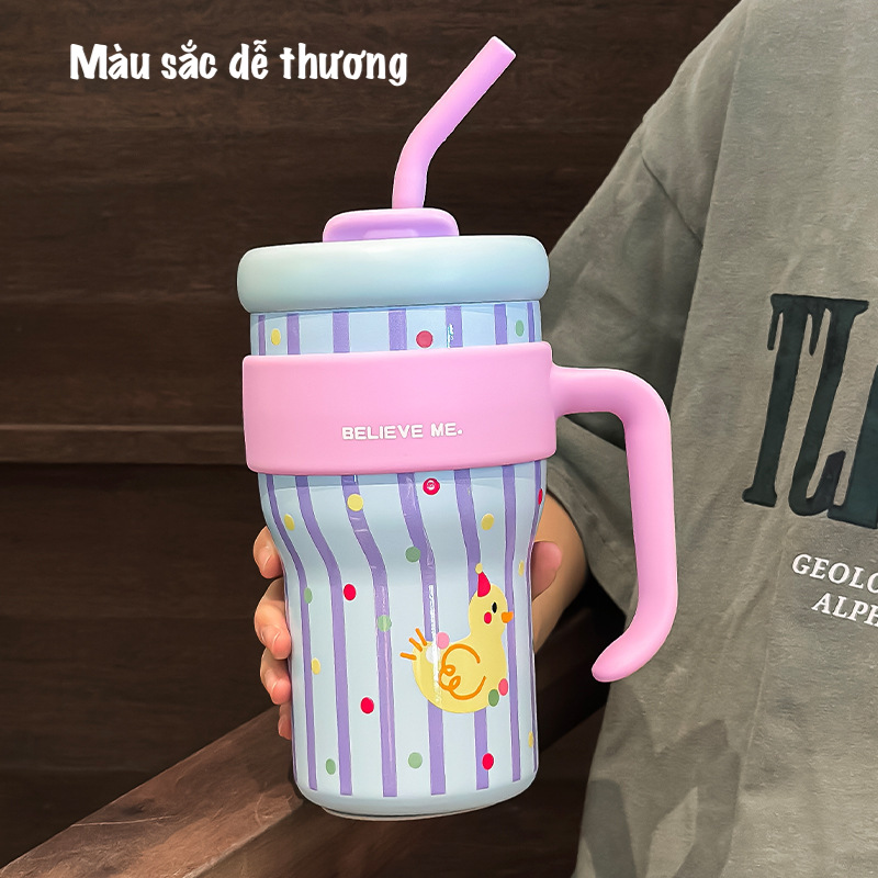 Mô tả Ly giữ nhiệt BELIEVE ME LEVIKA dung tích 800ML, chất liệu inox sus 316, chống rò rỉ - 1