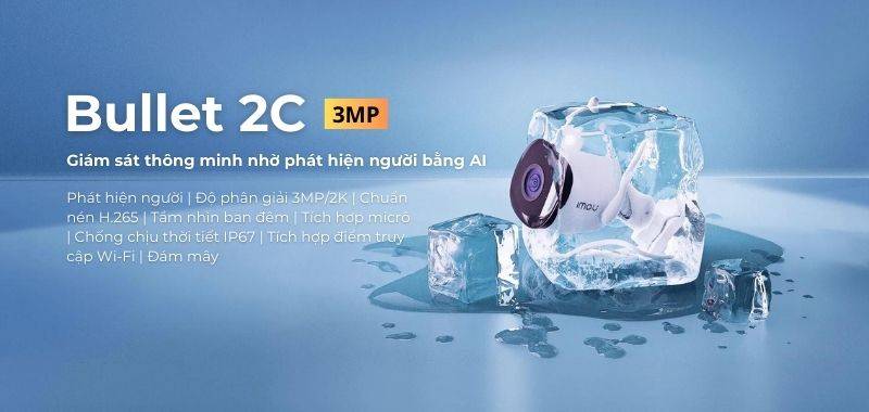 CAMERA IMOU NGOÀI TRỜI BULLET 2C F52P - 5MP VÀ F32P- 3MP I PHÁT HIỆN ...