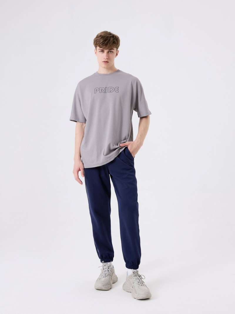 Mô tả Quần Dài Nam Lưng Thun Form Rộng Thời Trang Thương Hiệu  Y2010 No Style M121 Vol 24 Đen 23844 |YaMe| - 7