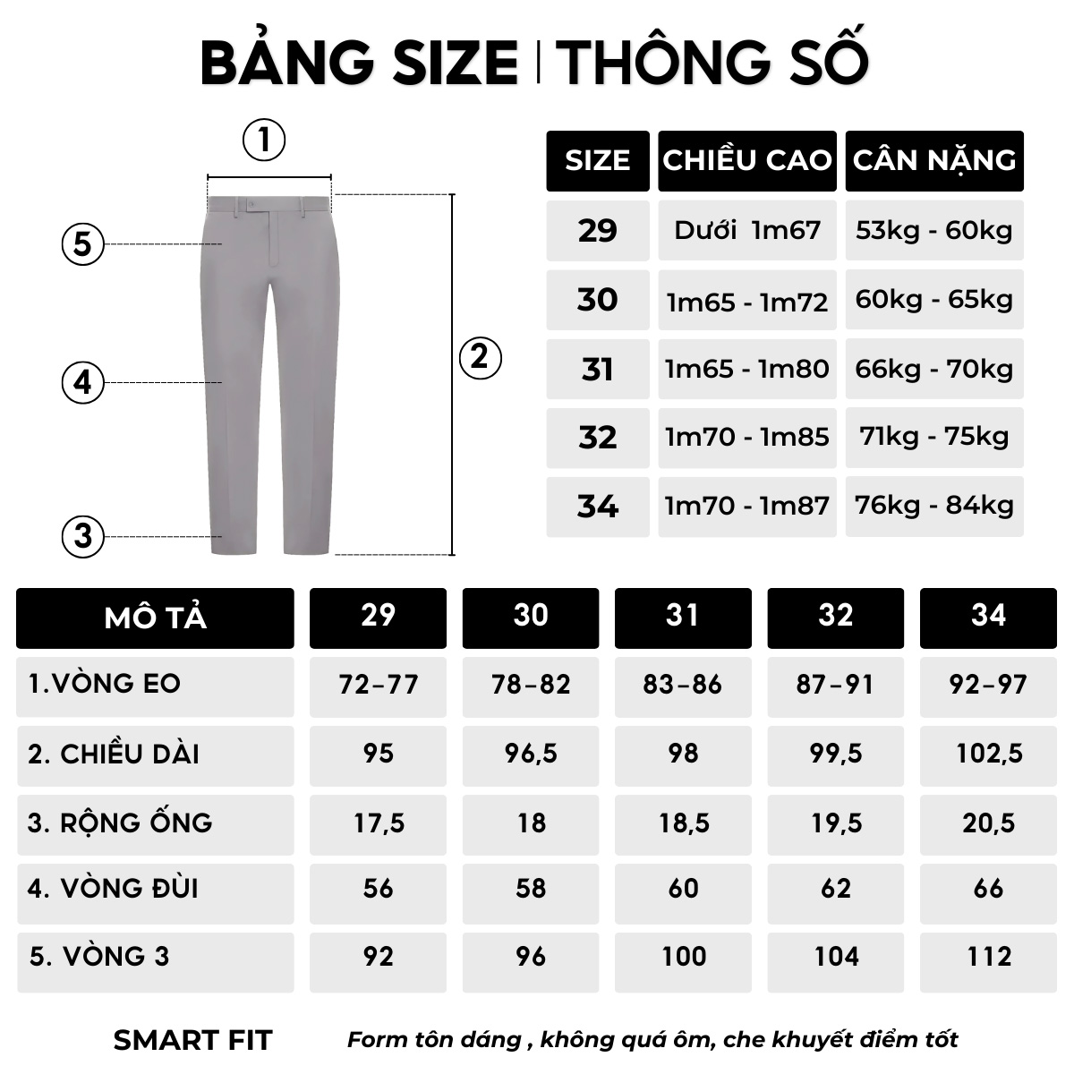 Mô tả Quần dài tây nam SIXMEN co giãn 2 chiều, lưng đai chun ẩn, xuất xịn, chuẩn form - 10