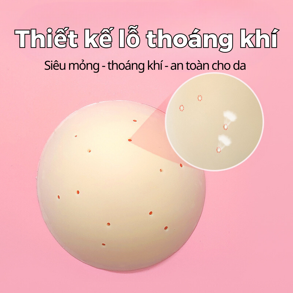 Miếng Dán Ti Silicone Thông Hơi Tàng Hình Có Lỗ Thoáng Khí Giúp Khô ...