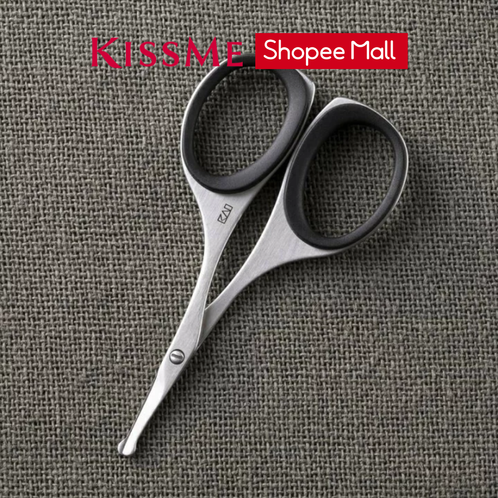 Mô tả Kéo Cắt Lông Mày, Lông Mũi Kai Groom Safety Scissors with Resin Ring Nhật Bản KAI HC3047 - 1
