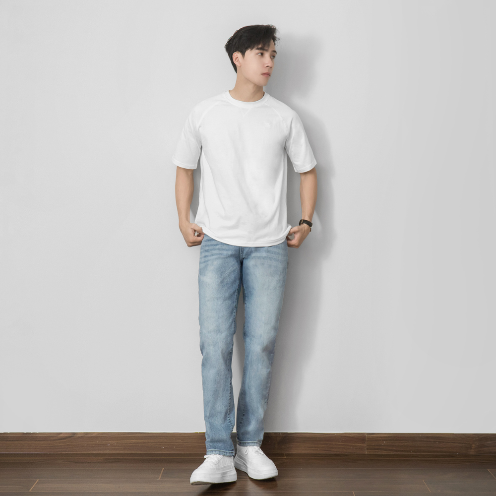 Mô tả Quần jean nam BAMI HOME chất liệu jean cotton co giãn tốt form skinny QJ06 - 1