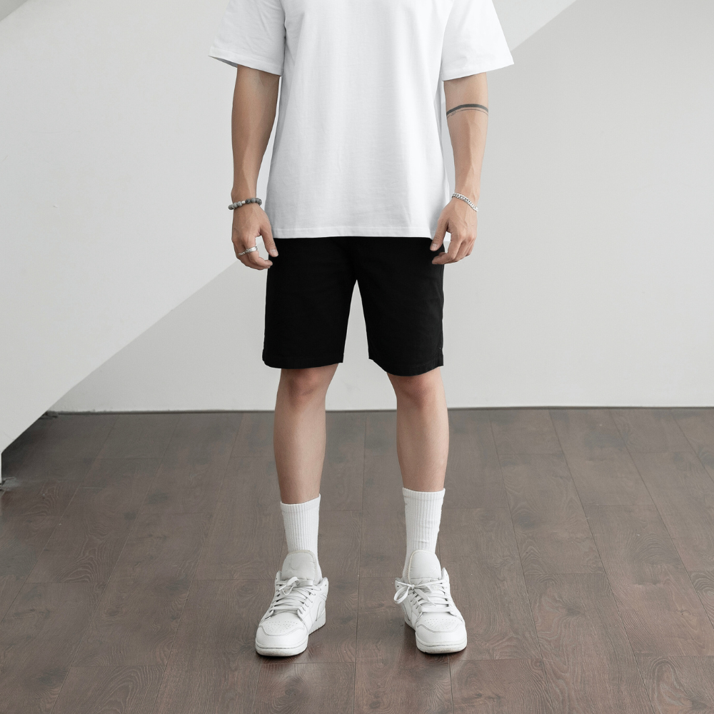 Mô tả Quần short kaki cao cấp sợi spandex BAMI HOME vải mềm mịn form thoải mái dễ phối đồ QK08 - 2