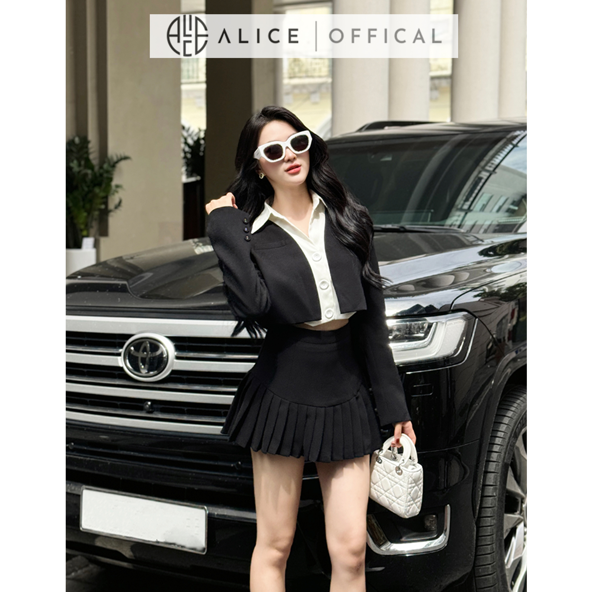 Set Váy Alice S758 màu Nâu