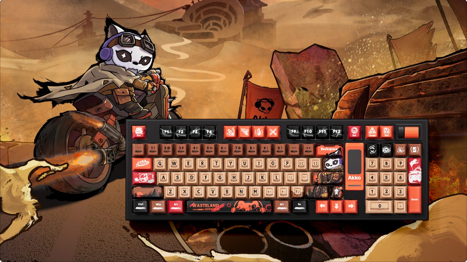 Mô tả Bàn phím AKKO 5098B Wasteland Survival (RGB / Hotswap / Akko V3 Piano Pro) - 1