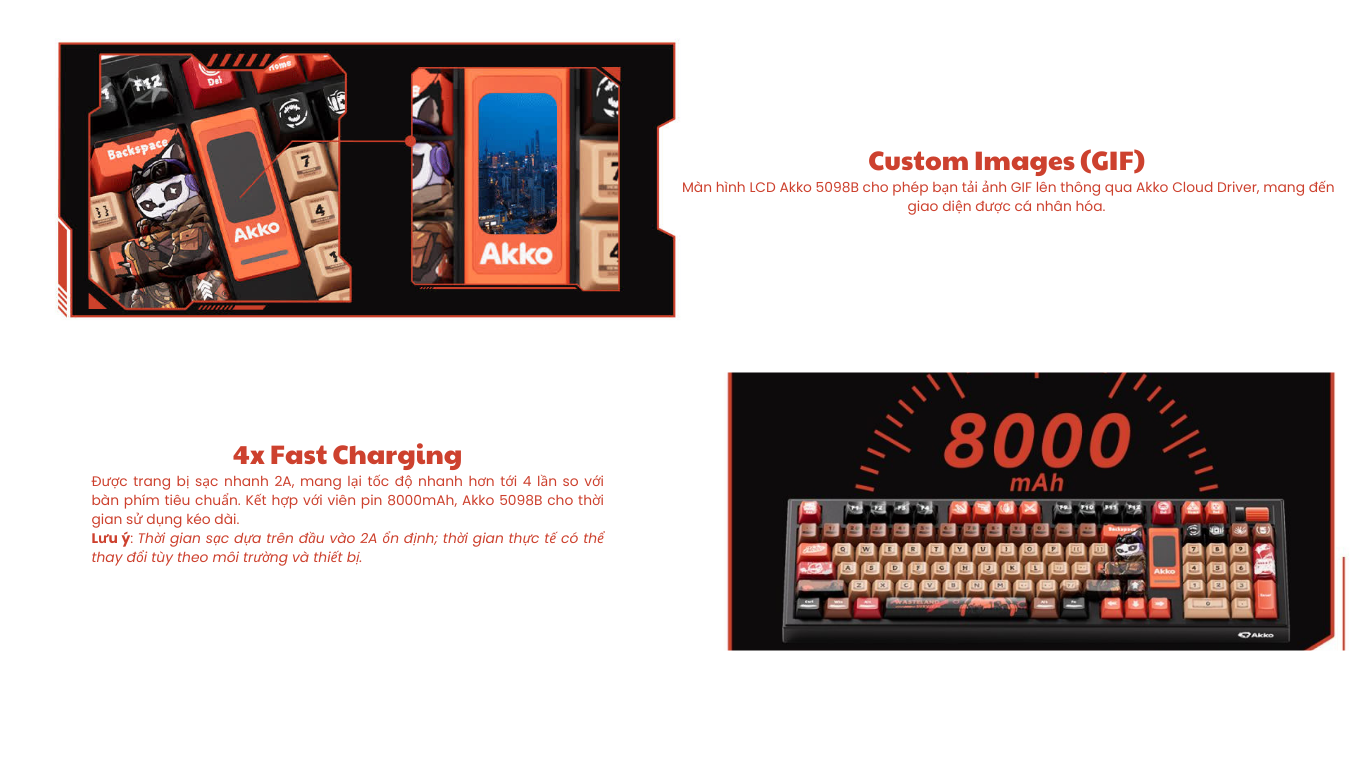 Mô tả Bàn phím AKKO 5098B Wasteland Survival (RGB / Hotswap / Akko V3 Piano Pro) - 4
