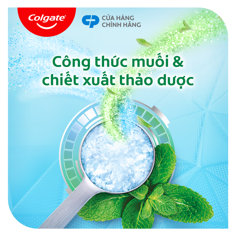 Mô tả Bộ 3 Kem Đánh Răng Colgate Herbal Salt Muối Thảo Dược bảo vệ răng và nướu tối ưu 225g/tuýp - 3