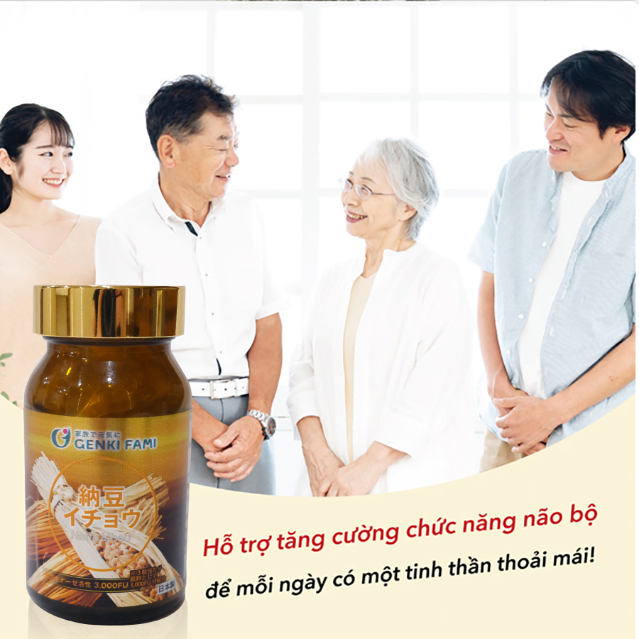 Mô tả Combo Bổ Não, Bổ Mắt, Bổ Gan, Fucoidan Okinawa Tăng Cường Sức Khỏe, Đề Kháng, Miễn Dịch, Genki Fami Nhật Bản - 1