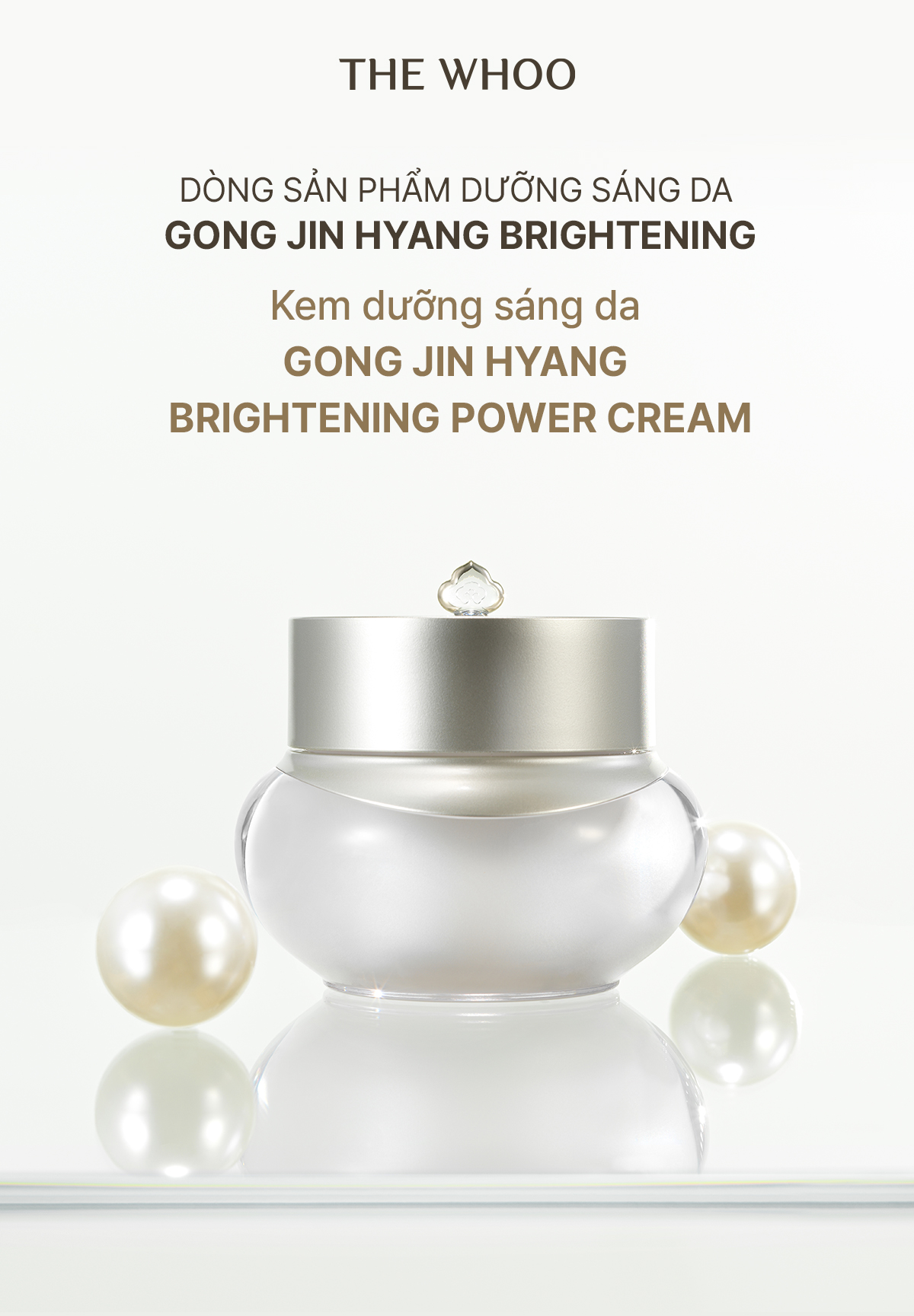 Kem dưỡng sáng daTHE WHOO Gong Jin Hyang Brightening Power Cream 50ml |  Shopee Việt Nam