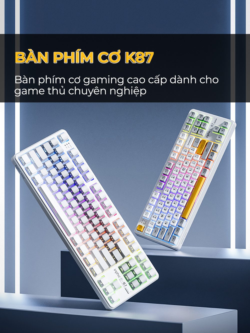 Bàn phím cơ không dây SIDOTECH K87 gaming