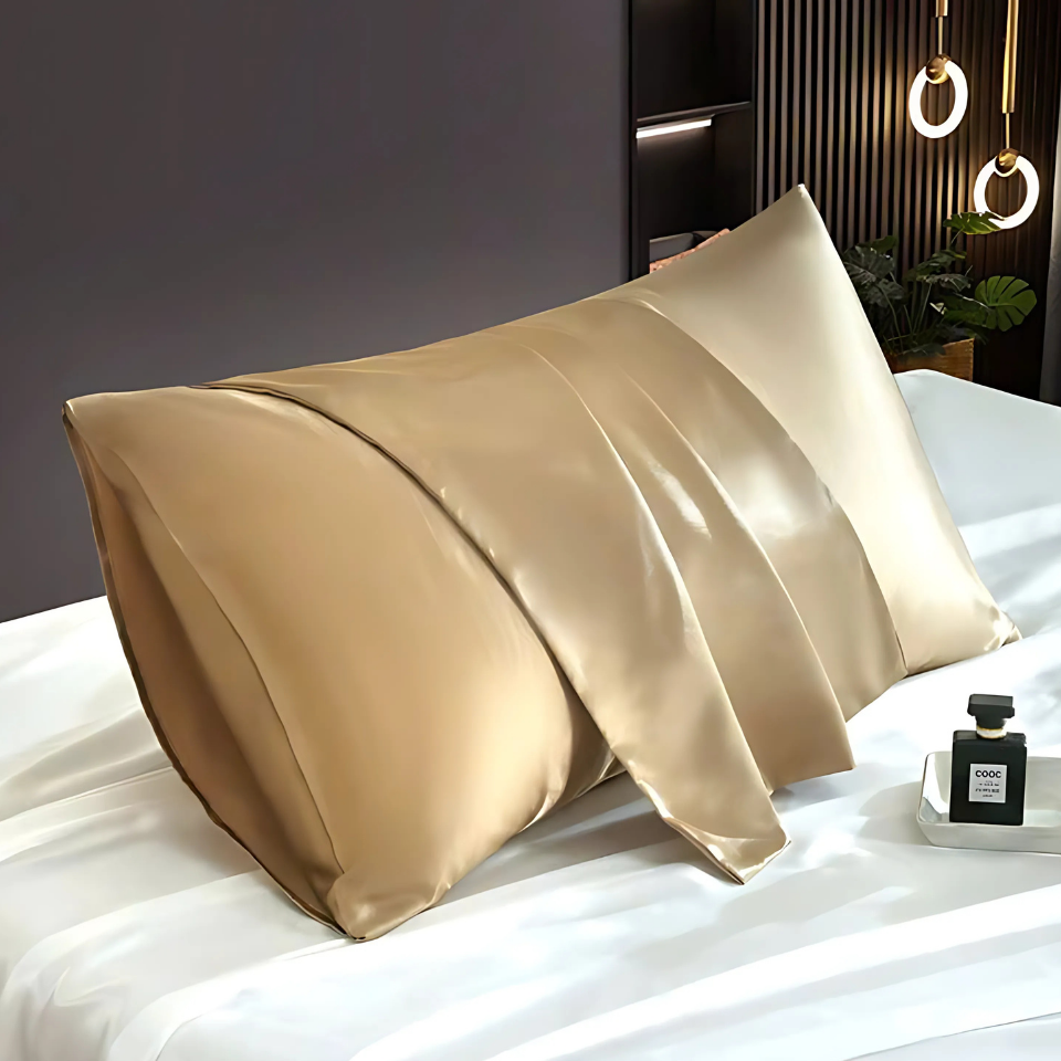 Chi tiết vỏ gối phi lụa
