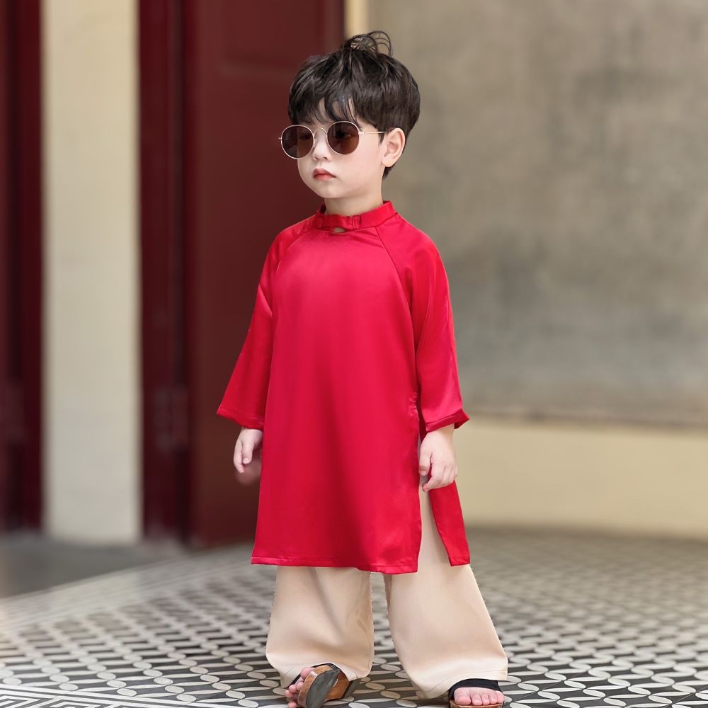 Áo Dài Tết Cho Bé