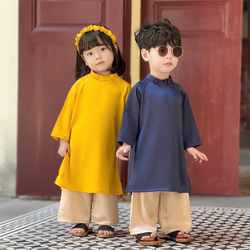 Áo Dài Sự Kiện Cho Bé