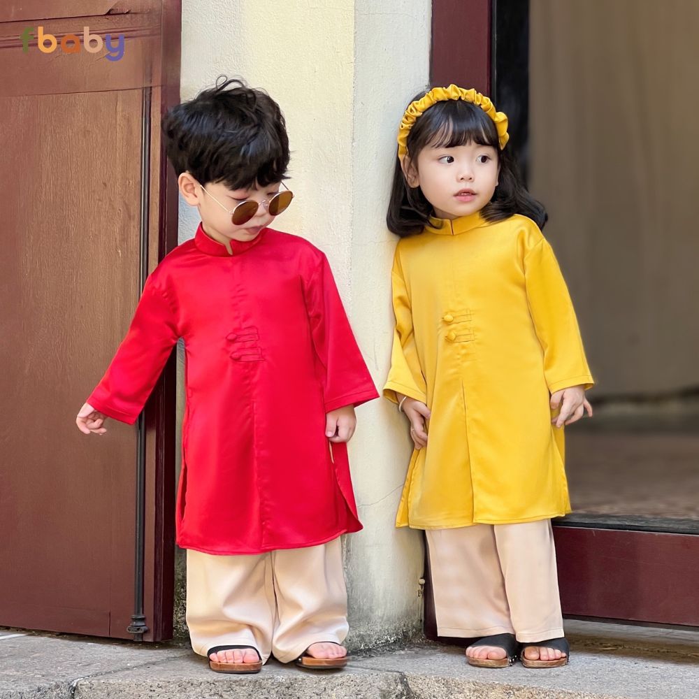 Áo Dài Mềm Mại Cho Bé