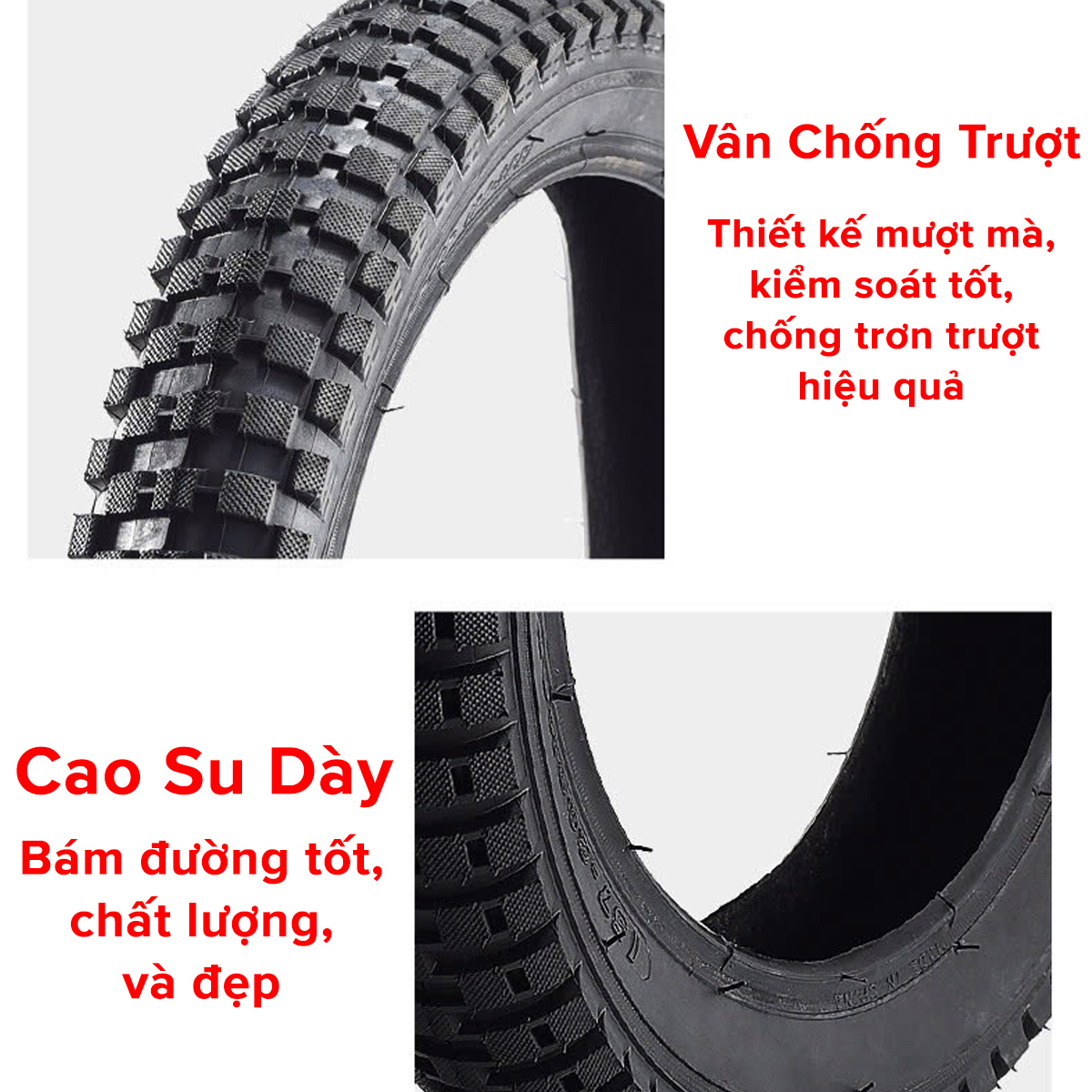 Mô tả Săm Lốp Xe Đạp Trẻ Em Đủ Cỡ 12 14 16 18 20 inch Rộng 2.125inch Cao Su Tự Nhiên Chính Hãng Amalife - 5