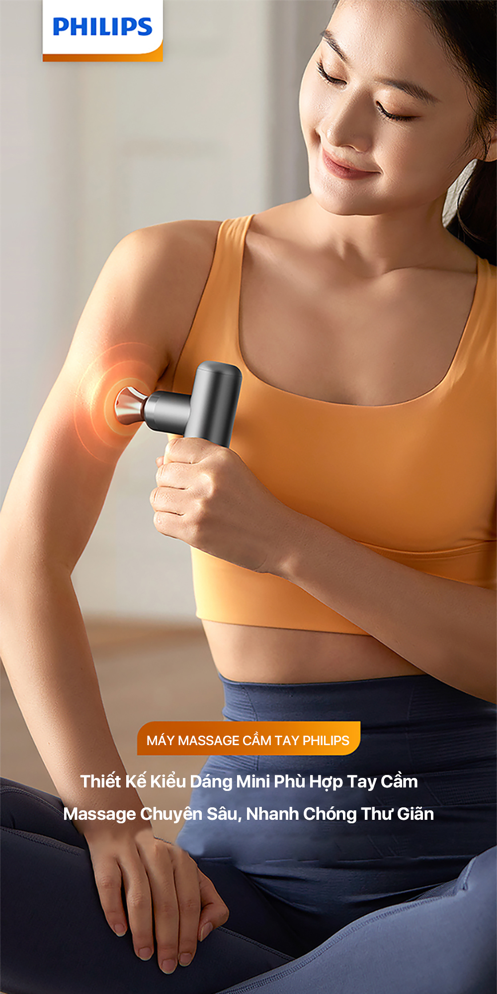Máy Massage Cầm Tay Mini PHILIPS 7308