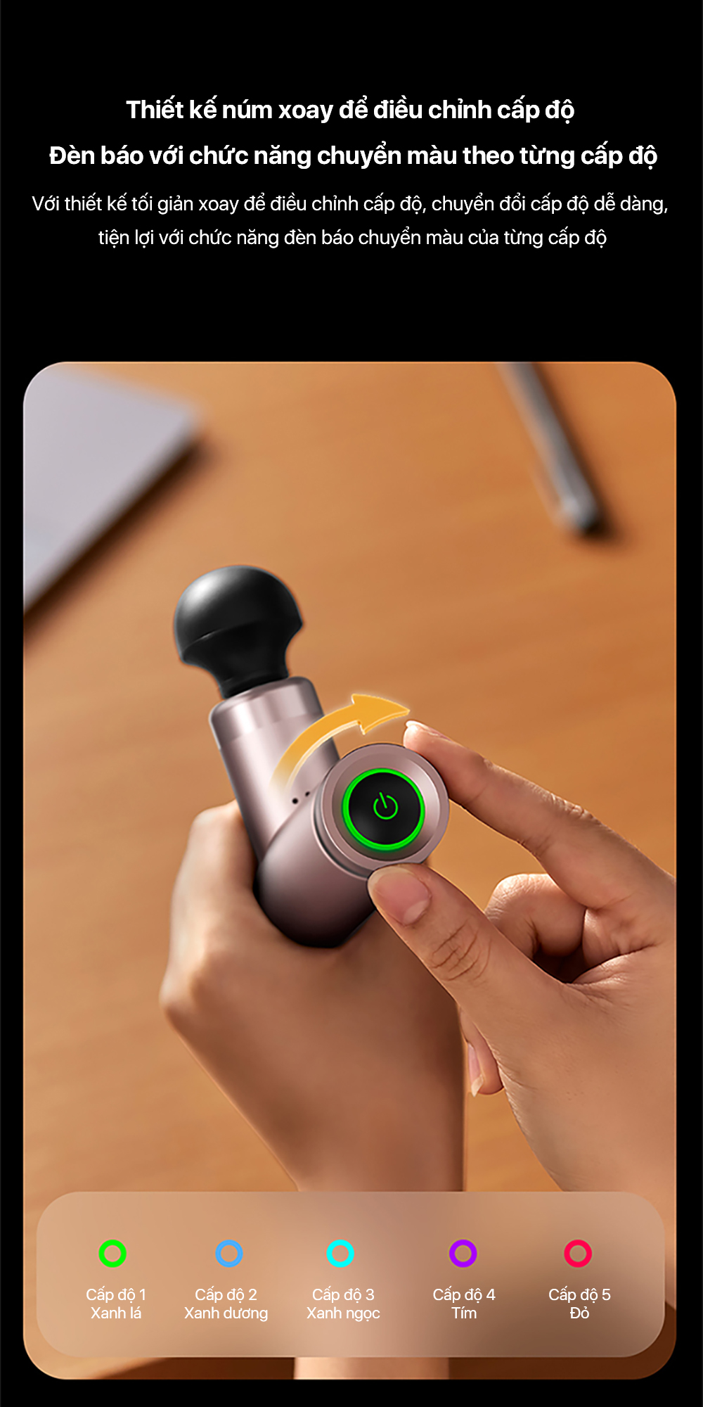 Máy Massage Cầm Tay Mini PHILIPS 7308 - Chi tiết
